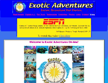 Tablet Screenshot of exoticadventuresbahamas.com